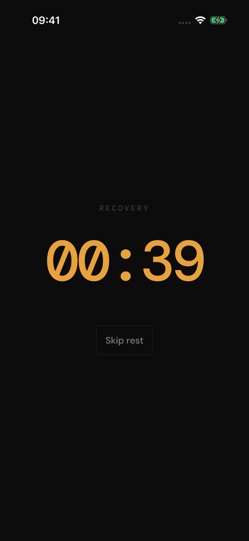 OnlyBody · Rest timer